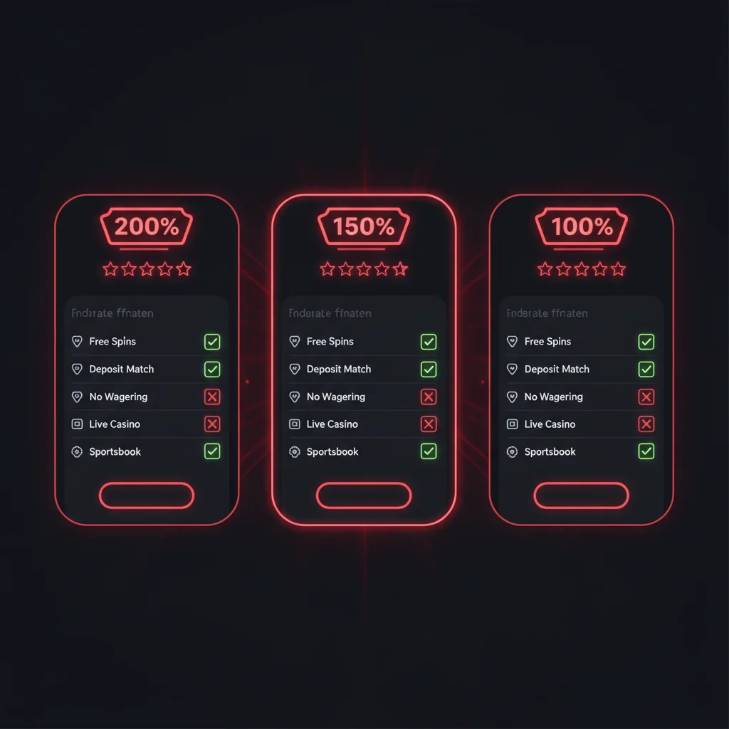 Srovnání bonusů NV Casino s konkurencí – tabulka přehled